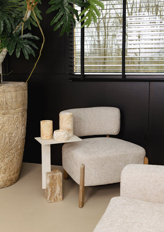 Fauteuil Vale Crème PTMD