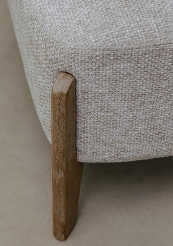 Fauteuil Vale Crème PTMD