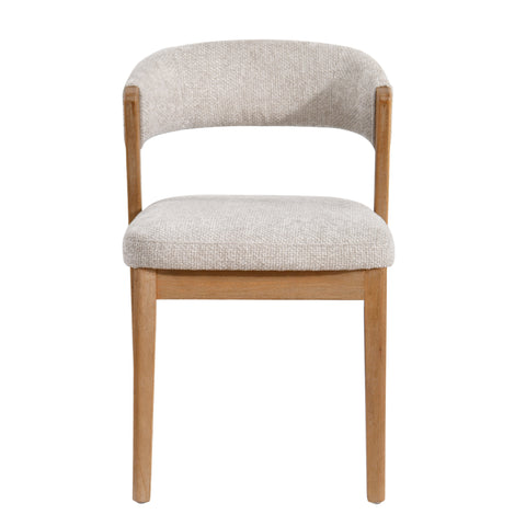 Eetkamerstoel Kael Crème Legacy Hout PTMD (set van 2)