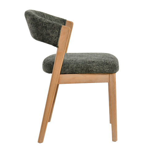 Eetkamerstoel Kael Groen Legacy Hout PTMD (set van 2)