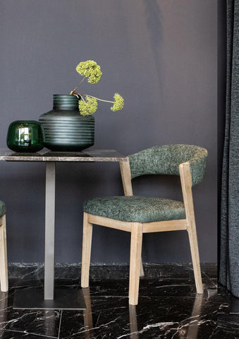 Eetkamerstoel Kael Groen Legacy Hout PTMD (set van 2)