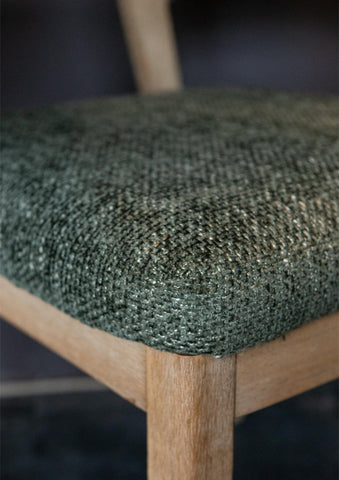 Eetkamerstoel Kael Groen Legacy Hout PTMD (set van 2)