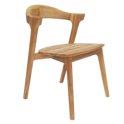 Eetkamerstoel Tiera Naturel Teak PTMD (set van 2)