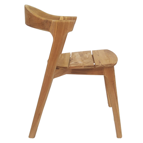 Eetkamerstoel Tiera Naturel Teak PTMD (set van 2)