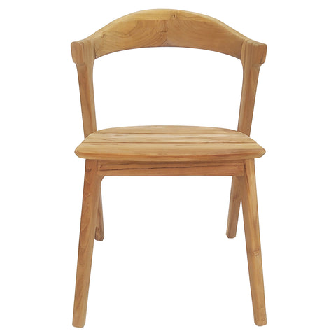 Eetkamerstoel Tiera Naturel Teak PTMD (set van 2)