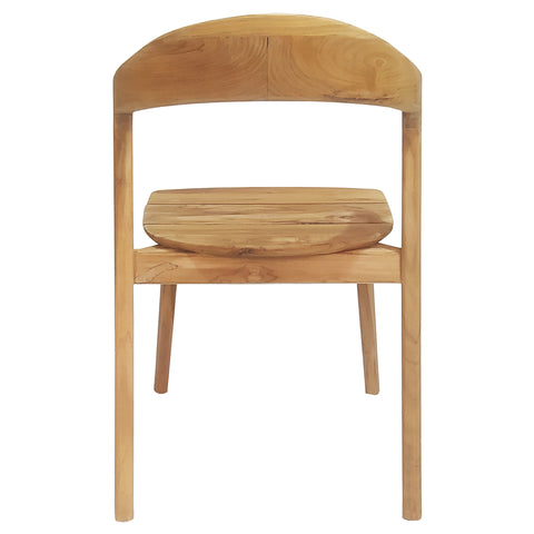 Eetkamerstoel Tiera Naturel Teak PTMD (set van 2)