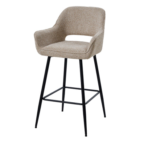 Barstoel Fal Low Opulence Taupe Zithoogte 65 cm PTMD (set van 2)