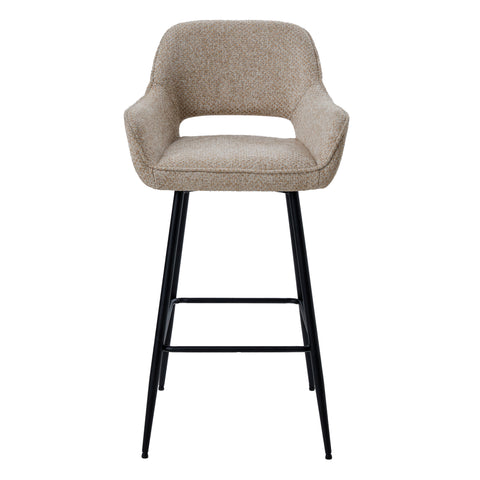 Barstoel Fallon Opulence Taupe Zithoogte 75 cm PTMD (set van 2)
