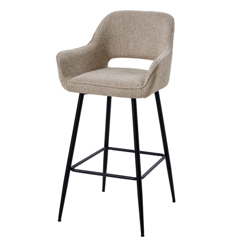 Barstoel Fallon Opulence Taupe Zithoogte 75 cm PTMD (set van 2)
