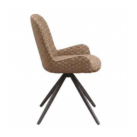 Eetkamerstoel Leander Blocked Brown PTMD