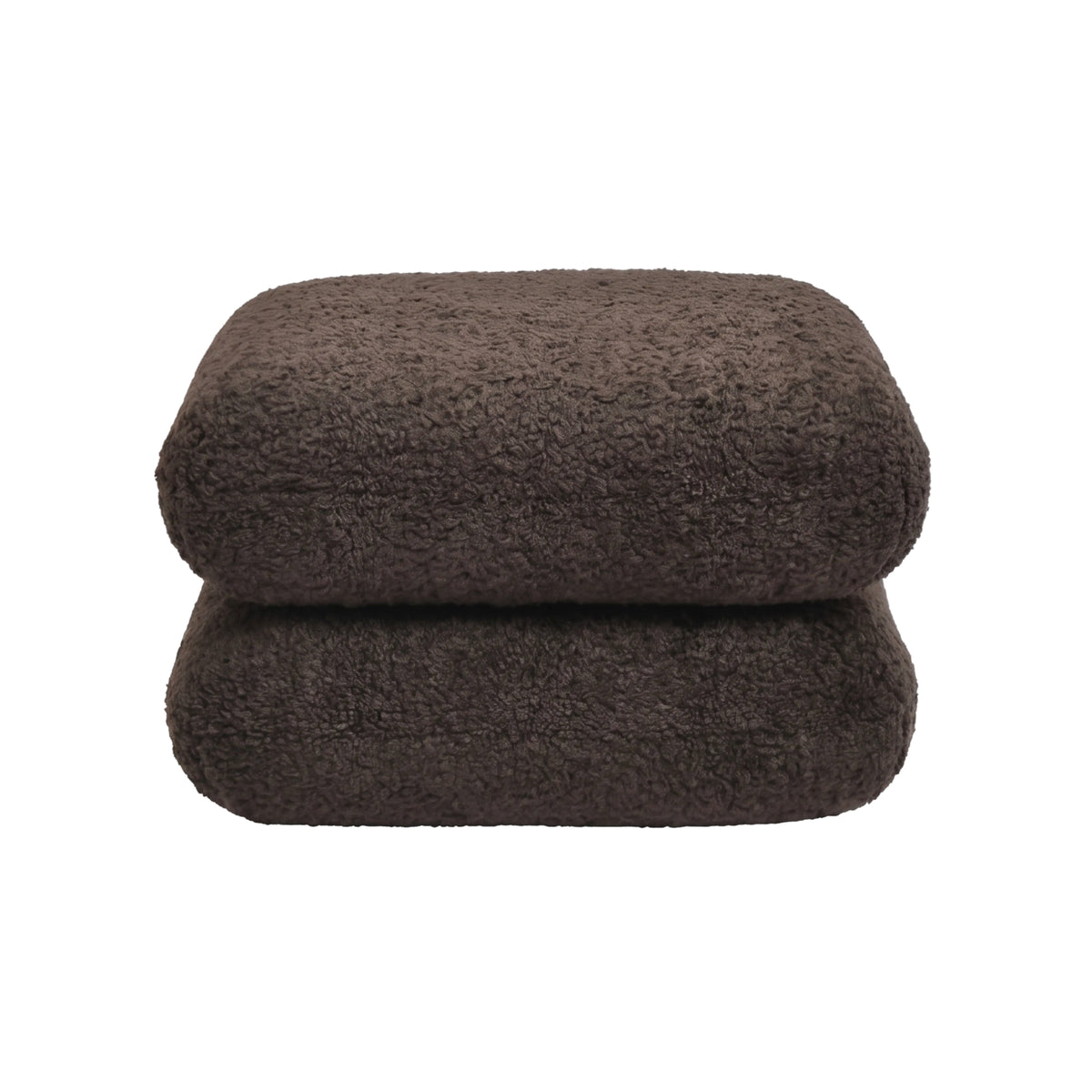Aro Bruine Draaibare Teddy-poef