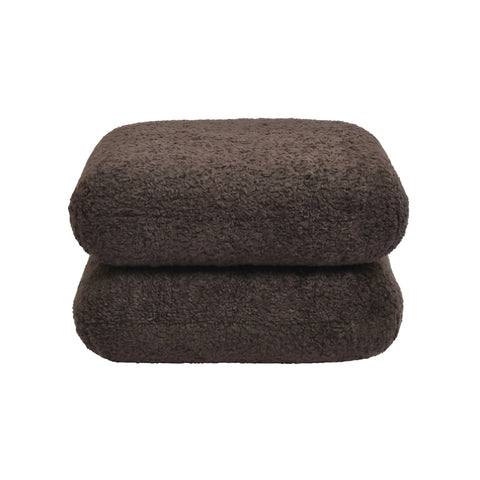Aro Bruine Draaibare Teddy-poef
