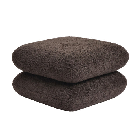 Aro Bruine Draaibare Teddy-poef