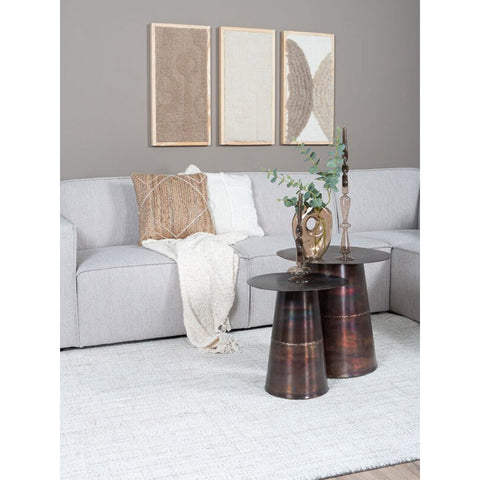 Vloerkleed Cross Light Beige – 240 x 340 cm
