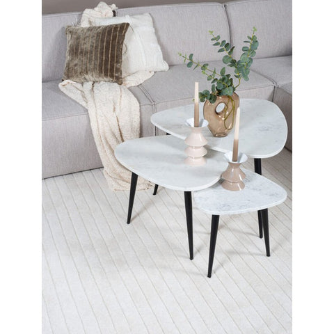 Vloerkleed Lori Ivory 200 x 280 cm