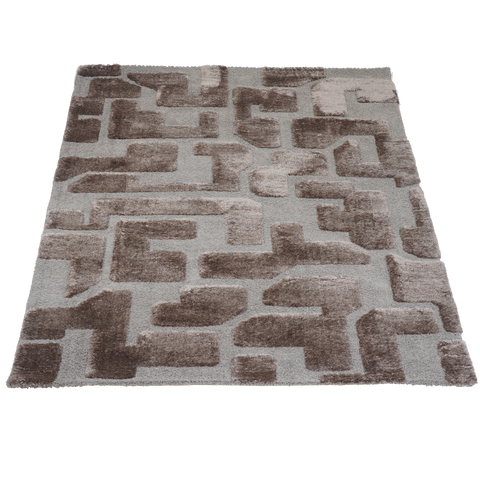 Vloerkleed Liana Bruin 160 x 230 cm