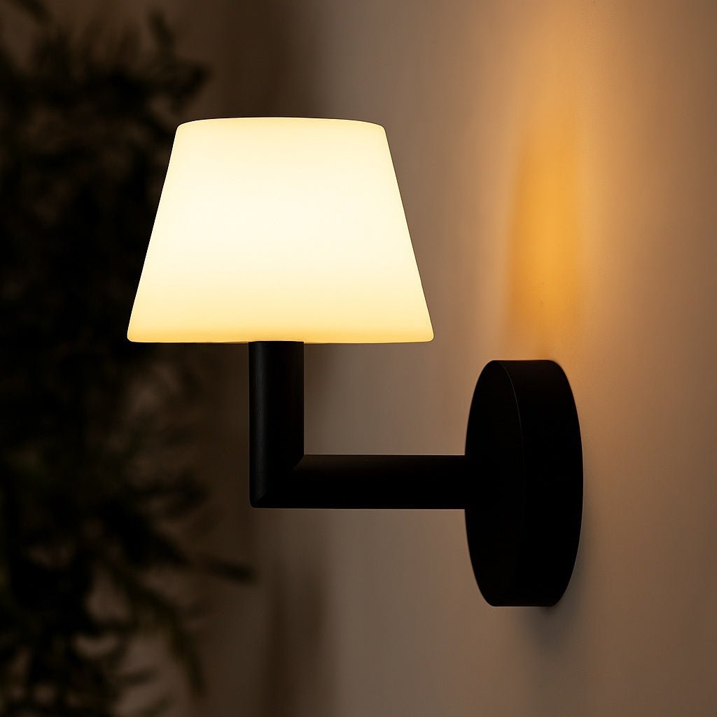 Ted Black Wandlamp - Draadloos Oplaadbaar & Dimbaar met 3 Lichtmodi