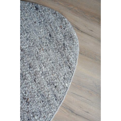Vloerkleed Stone Licht Grijs 421 - Kiezelvormig 160 x 230 cm