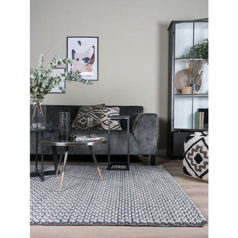 Vloerkleed Tino Antraciet 160 x 230 cm