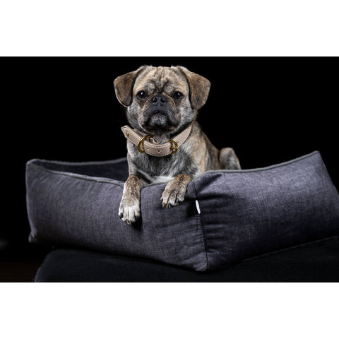 KLASSIEK hondenbed - GLAM GRAPHITE