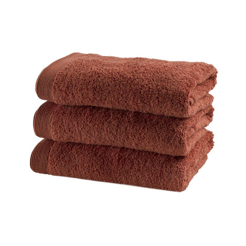 Como Handdoek 50 x 100 cm Terracotta Casilin