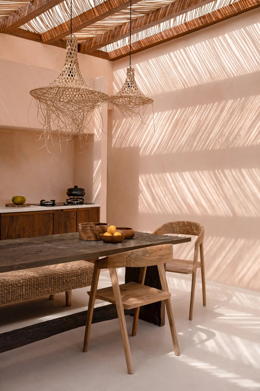El colgante Mykonos - Natural - M