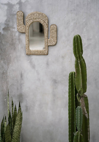 El Espejo de Concha de Cactus - Blanco