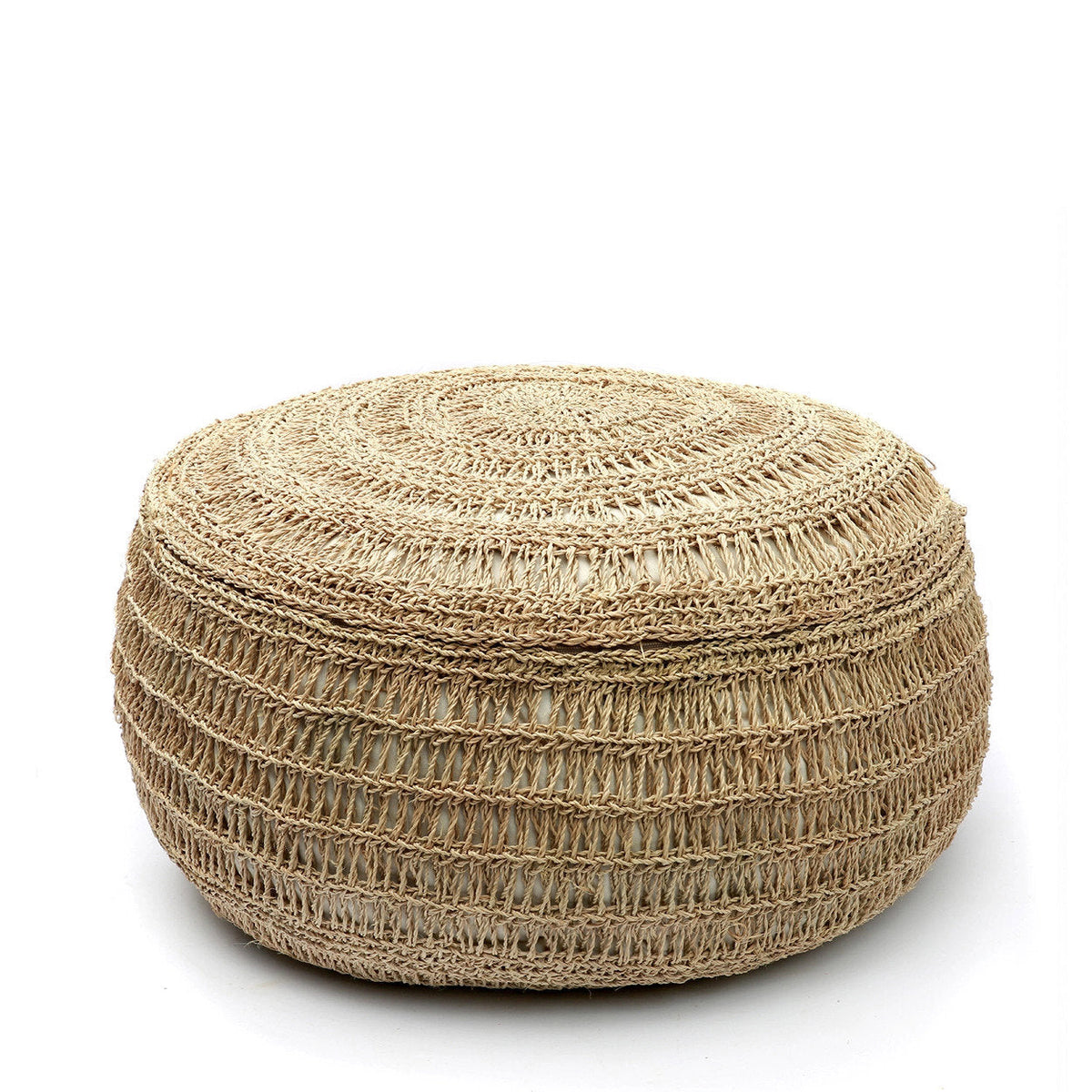 Le Seagrass Pouffe - Naturel - M