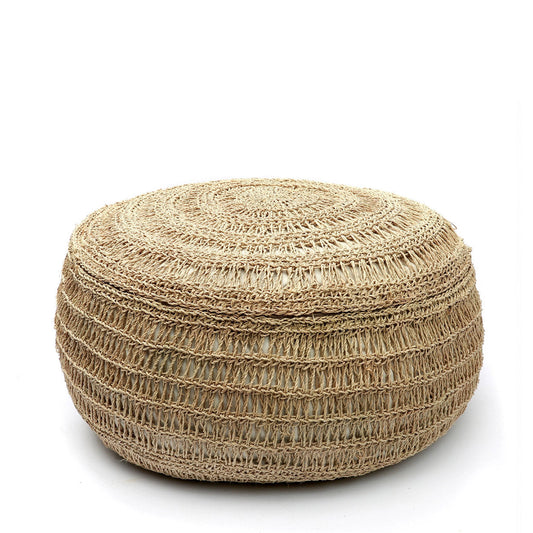 Le Seagrass Pouffe - Naturel - M