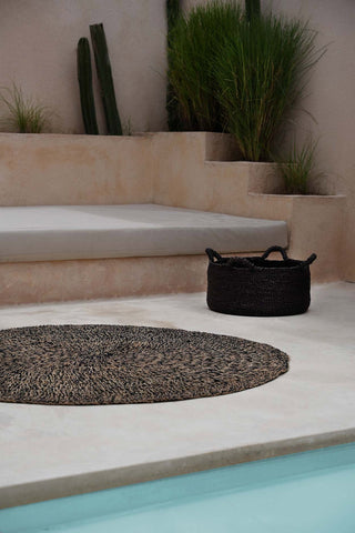 La alfombra de hierba marina - Negro natural - 200 a solo.
