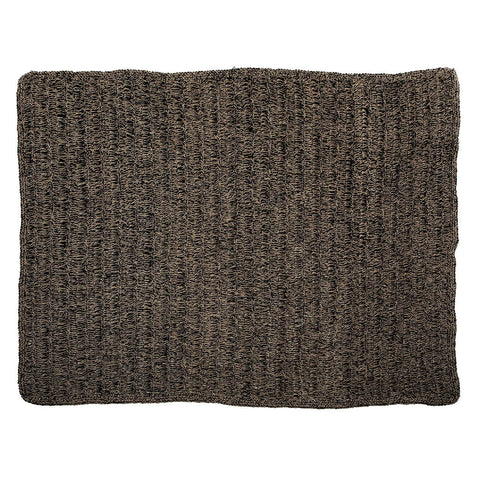 Le tapis en herbe marine - noir naturel - 200x300