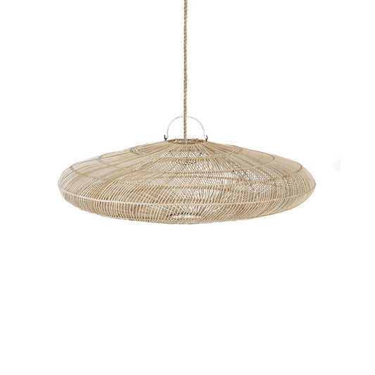 Le pendentif Macaron - Naturel - L