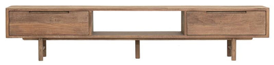 Soporte para TV Bliss No.1 grande, 2 cajones, estante abierto
