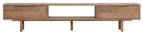 Soporte para TV Bliss No.1 grande, 2 cajones, estante abierto