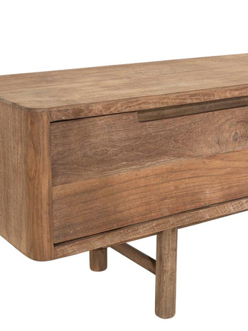 Soporte para TV Bliss No.1 grande, 2 cajones, estante abierto