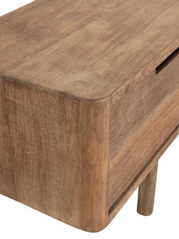 Soporte para TV Bliss No.1 grande, 2 cajones, estante abierto