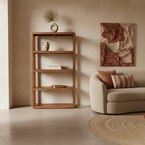 Kast Bullnose Mangohout 100 cm Raw Materials
