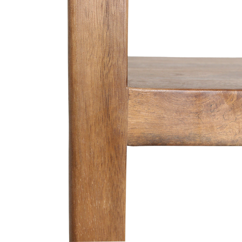 Kast Bullnose Mangohout 100 cm Raw Materials