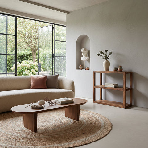 Kast Bullnose 3 Planken Mangohout Raw Materials