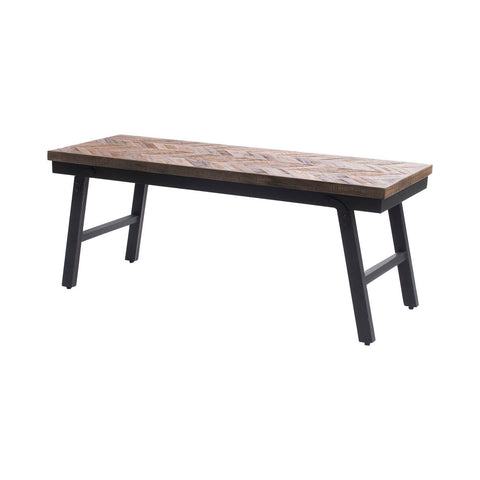 Le banc à chevrons - Naturel - 110