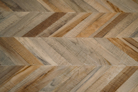 Le banc à chevrons - Naturel - 110