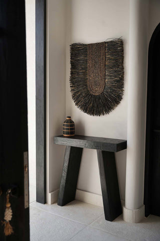 Muurdecoratie Dada Zwart Naturel Gras Bazar Bizar