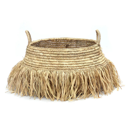 Les paniers de luxe en raphia - Naturel - Grand