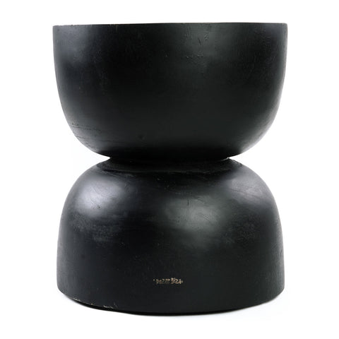 Le tabouret Karbun - Noir Naturel