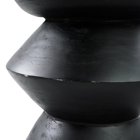 Le tabouret Kulun - Noir Naturel