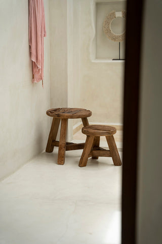 Le tabouret Yatai - Naturel - M