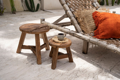 Le tabouret Yatai - Naturel - M