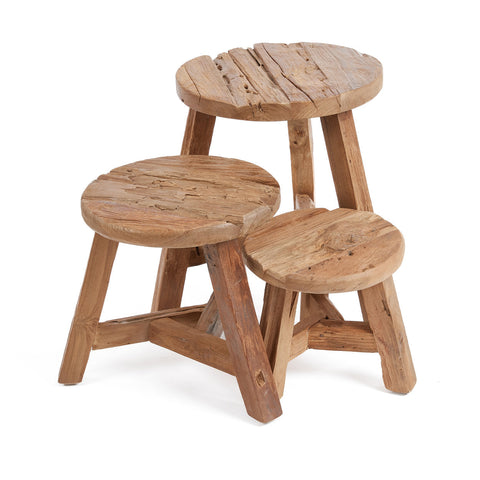 Le tabouret Yatai - Naturel - M