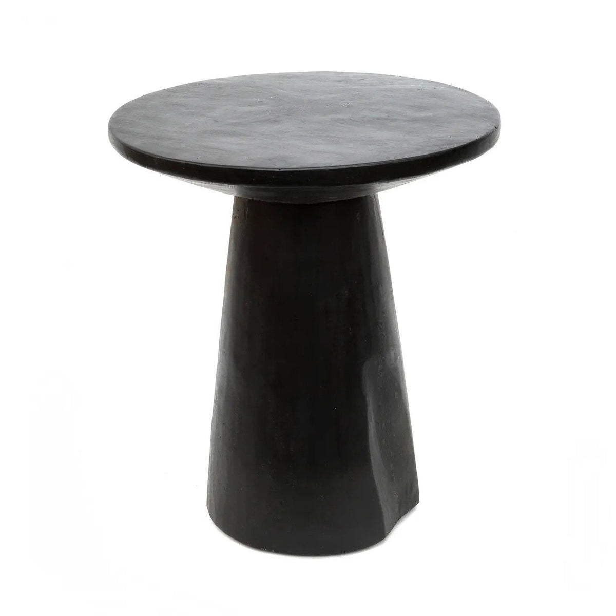 El Timber Conic Side Table - Negro - 50 a Solo.