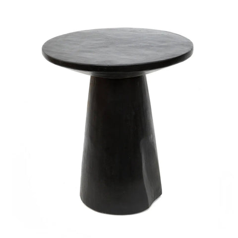 El Timber Conic Side Table - Negro - 50 a Solo.